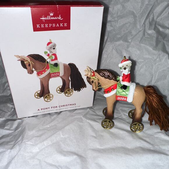Hallmark Other - A PONY FOR CHRISTMAS, 2024 Hallmark Keepsake Ornament, 27th in Series, NEW